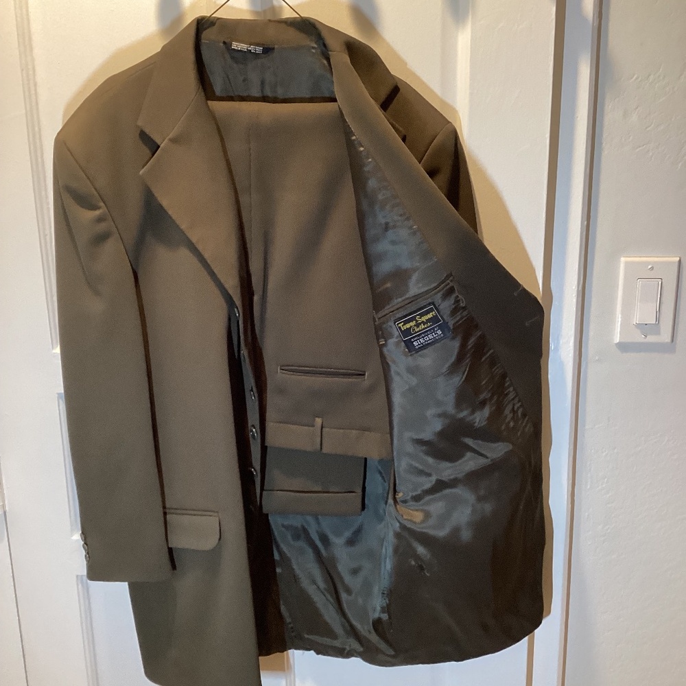 Men’s 2 Pc Suit- BROWN Suit Zoot Style